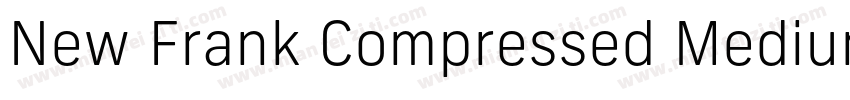New Frank Compressed Medium字体转换